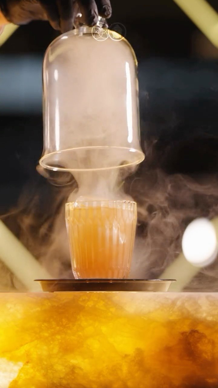 Drink autoral com defumação