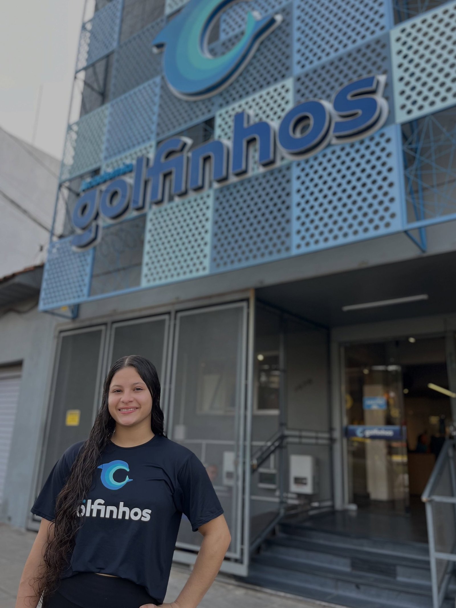 Fachada da Academia Golfinhos em Santa Maria