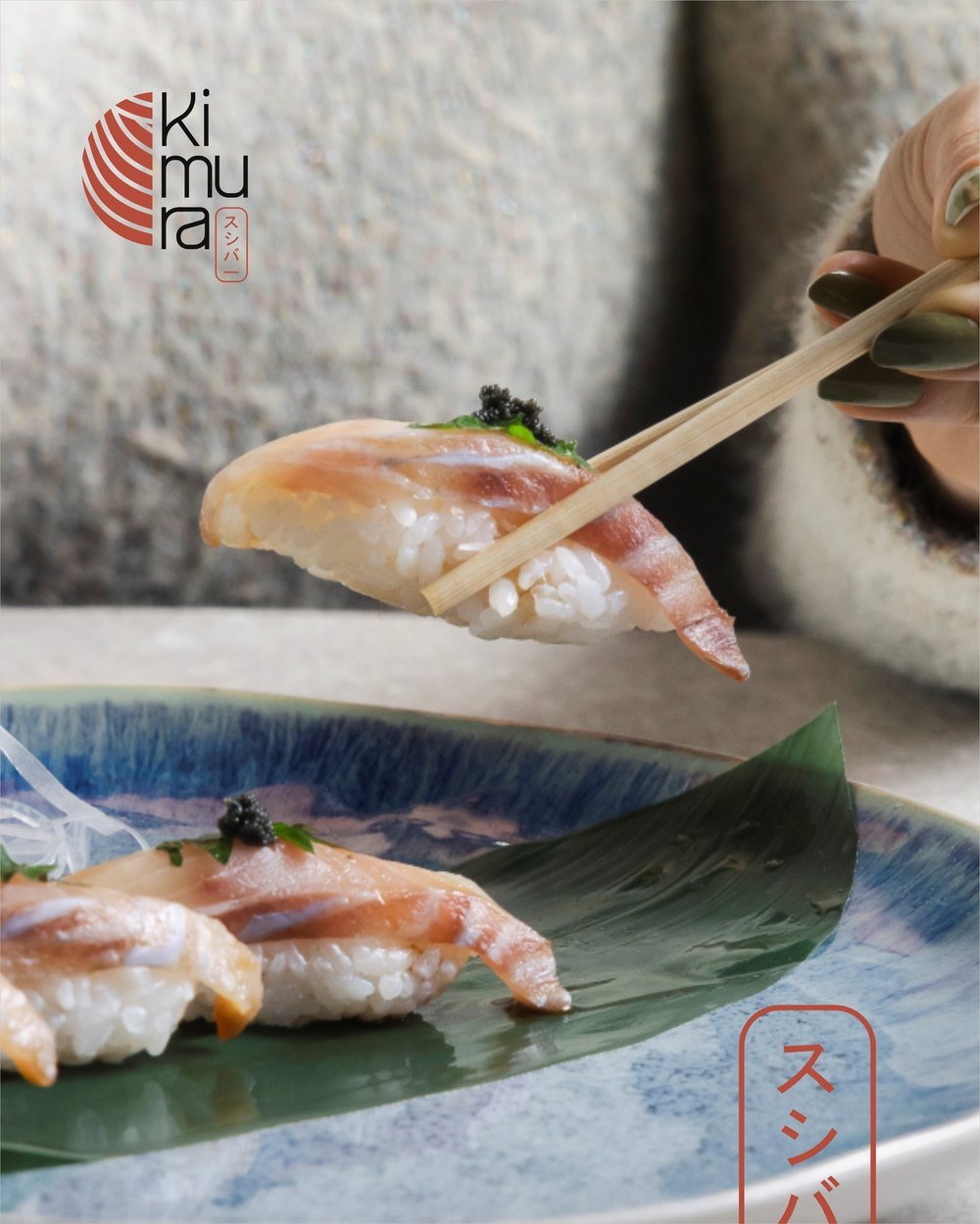 Sashimi servido no Kimura